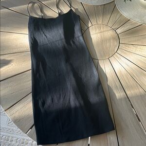 Abercrombie black ribbed dress S